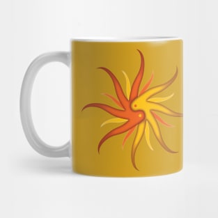 Yin Yang Sunburst Mug